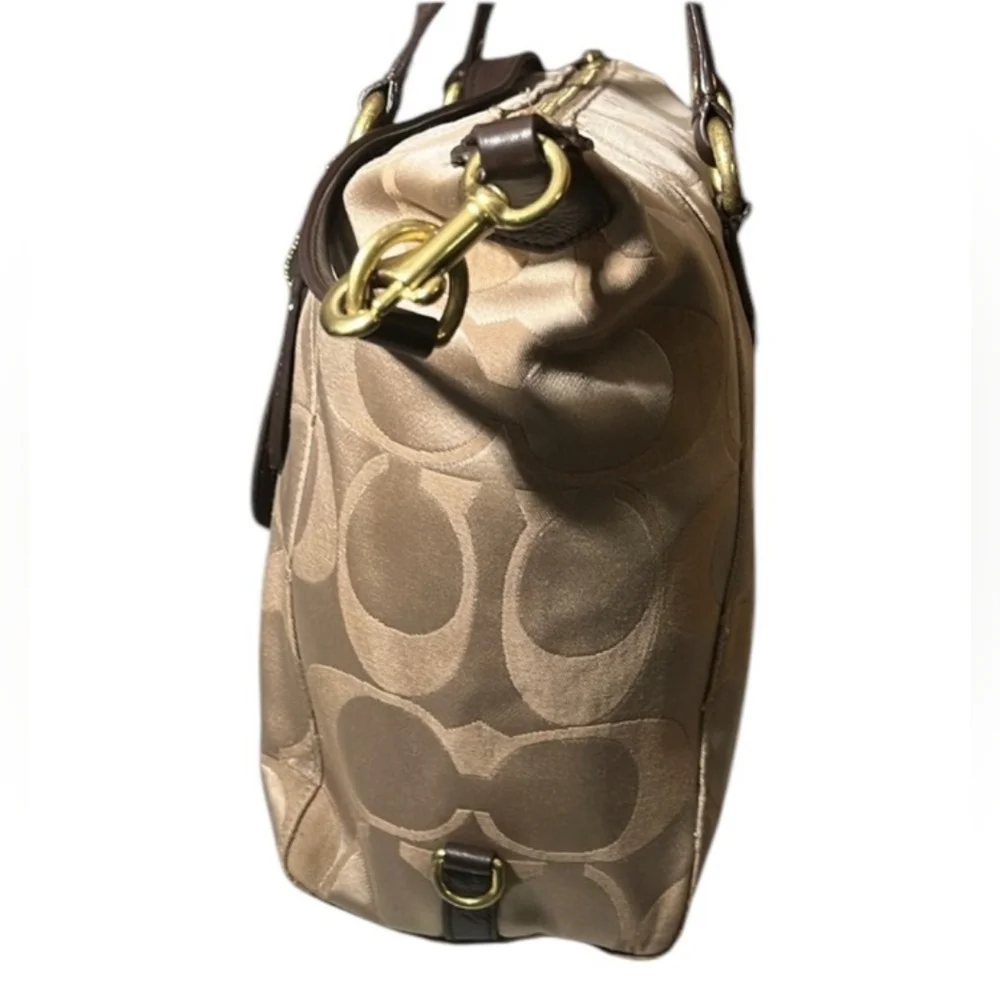 Coach Signature Campbell Satchel Shoulder Tote